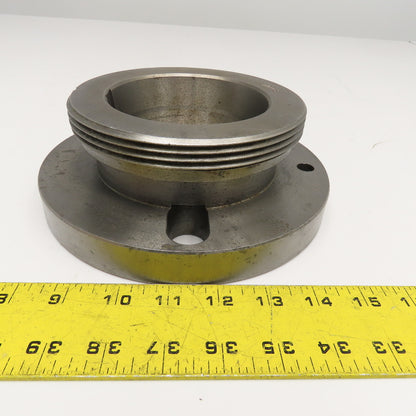 L Taper Lathe Chuck Back Plate L1 6-6 Thread 8" OD 5/8" Keyway