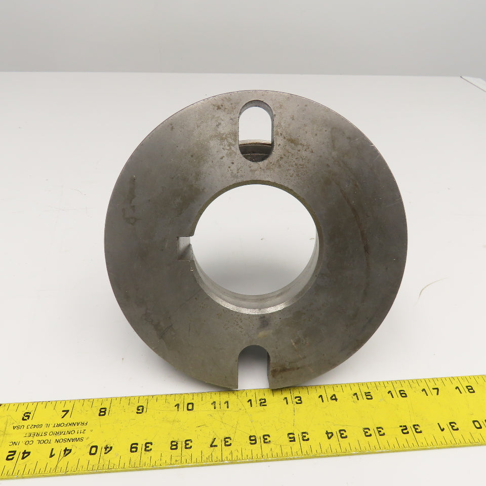 L Taper Lathe Chuck Back Plate L1 6-6 Thread 8" OD 5/8" Keyway