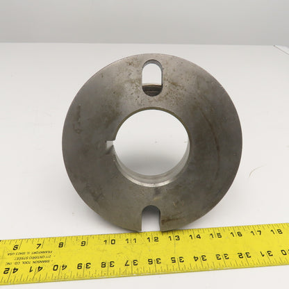 L Taper Lathe Chuck Back Plate L1 6-6 Thread 8" OD 5/8" Keyway