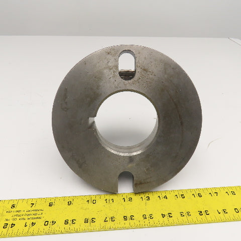 L Taper Lathe Chuck Back Plate L1 6-6 Thread 8" OD 5/8" Keyway