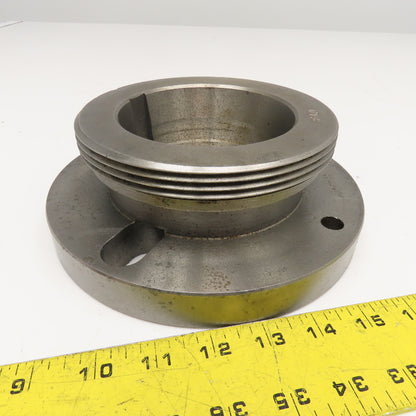 L Taper Lathe Chuck Back Plate L1 6-6 Thread 8" OD 5/8" Keyway
