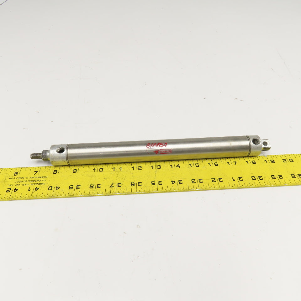 Bimba 098-DX 1-1/16" Bore 8" Stroke Double Acting Air Cylinder