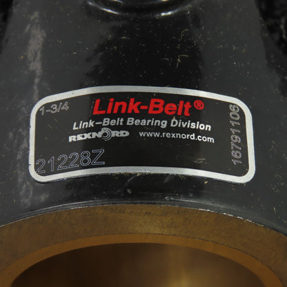Link-Belt Rexnord 21228Z 1-3/4" 2-Bolt Pillow Block Sleeve Bearing