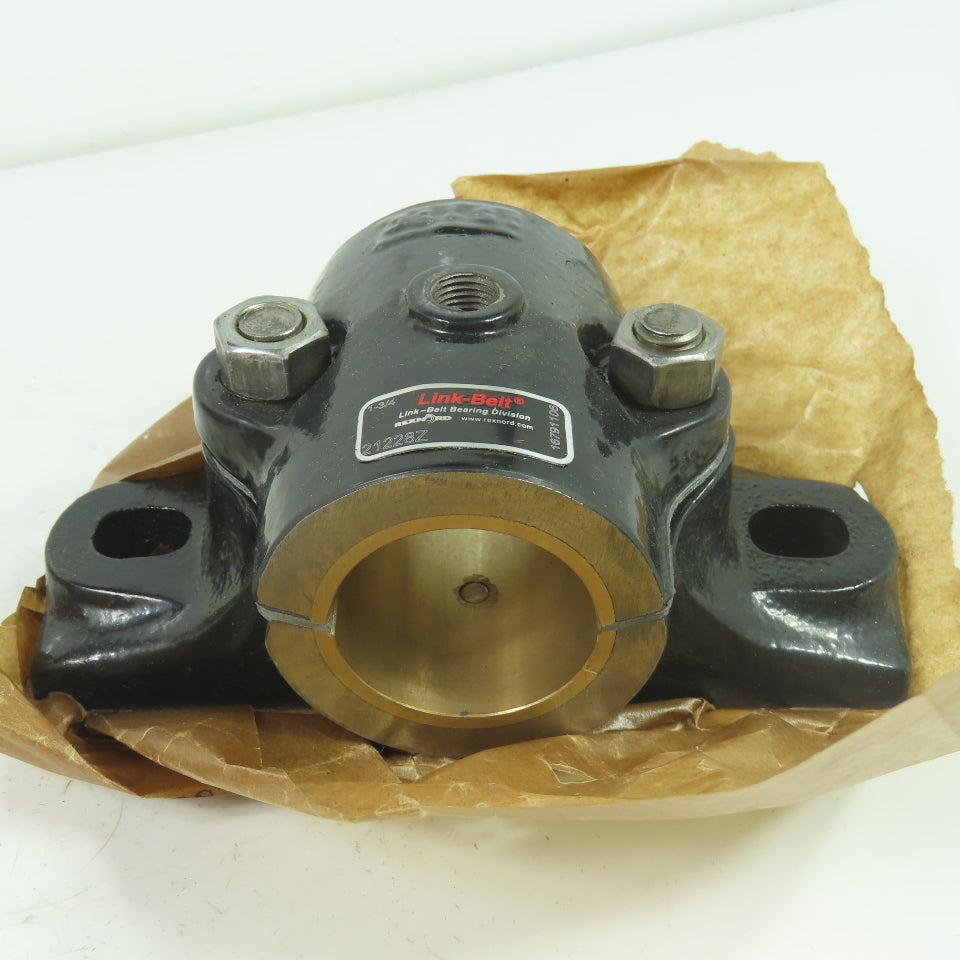 Link-Belt Rexnord 21228Z 1-3/4" 2-Bolt Pillow Block Sleeve Bearing