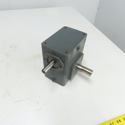 Falk 1206WB3A 60:1 Ratio Omnibox Right Angle Worm Gear Reducer .491HP Input