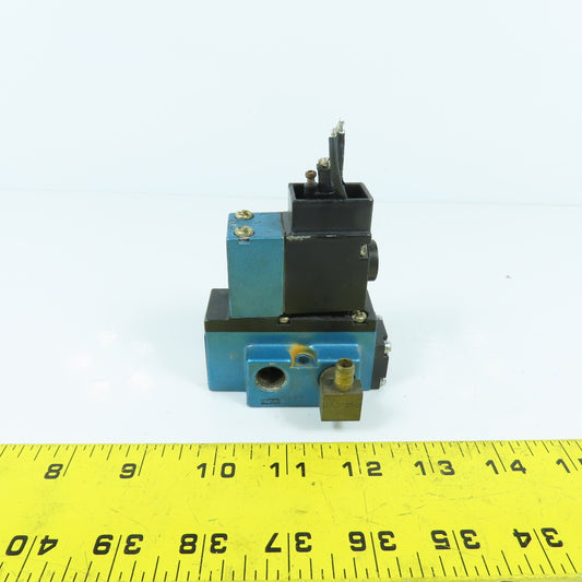 MAC PME-591JM Pneumatic Solenoid Valve 24VDC W/ 912B-PM-591JM