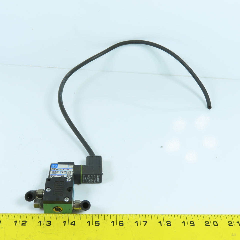 MAC 45A-AA1-DAAJ-1KD Pneumatic Solenoid Valve 120VAC 120PSI