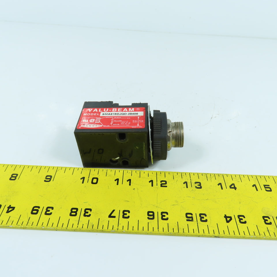 Banner SMA915DJQD-28406 Valu-Beam Photoelectric Sensor W/ Diffuse Mode
