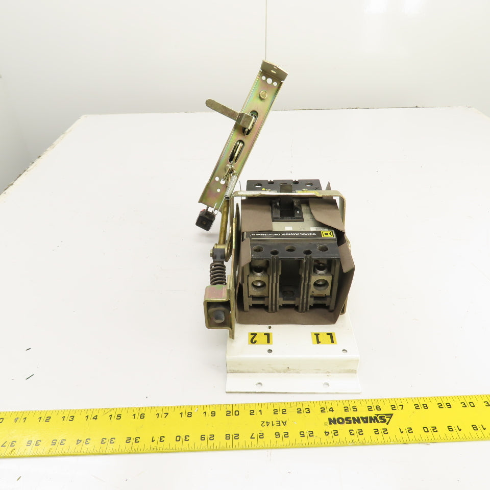 Square D KAL26200 200A 2-Pole Circuit Breaker W/ RP-1 Operating Mech Ser B