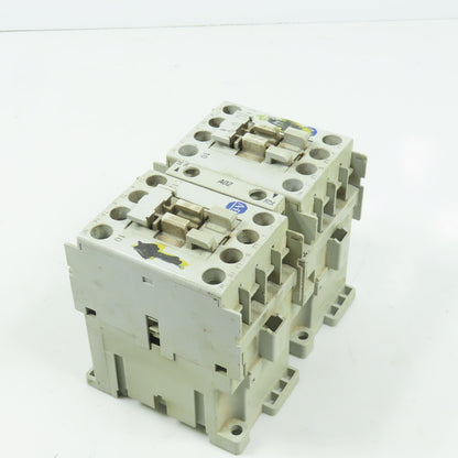 Allen Bradley 100-C12*10 Ser A 12A 600V Reversing Contactor 120V Coil 7.5HP