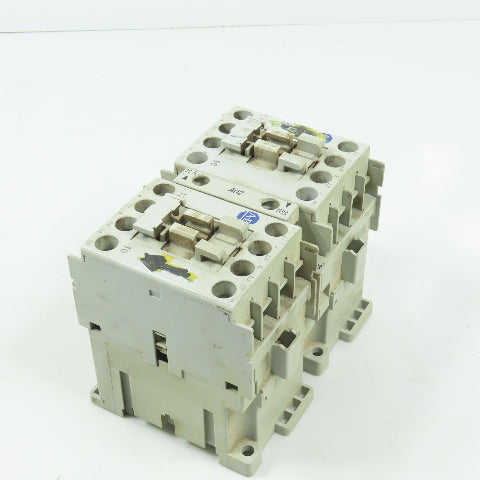 Allen Bradley 100-C12*10 Ser A 12A 600V Reversing Contactor 120V Coil 7.5HP