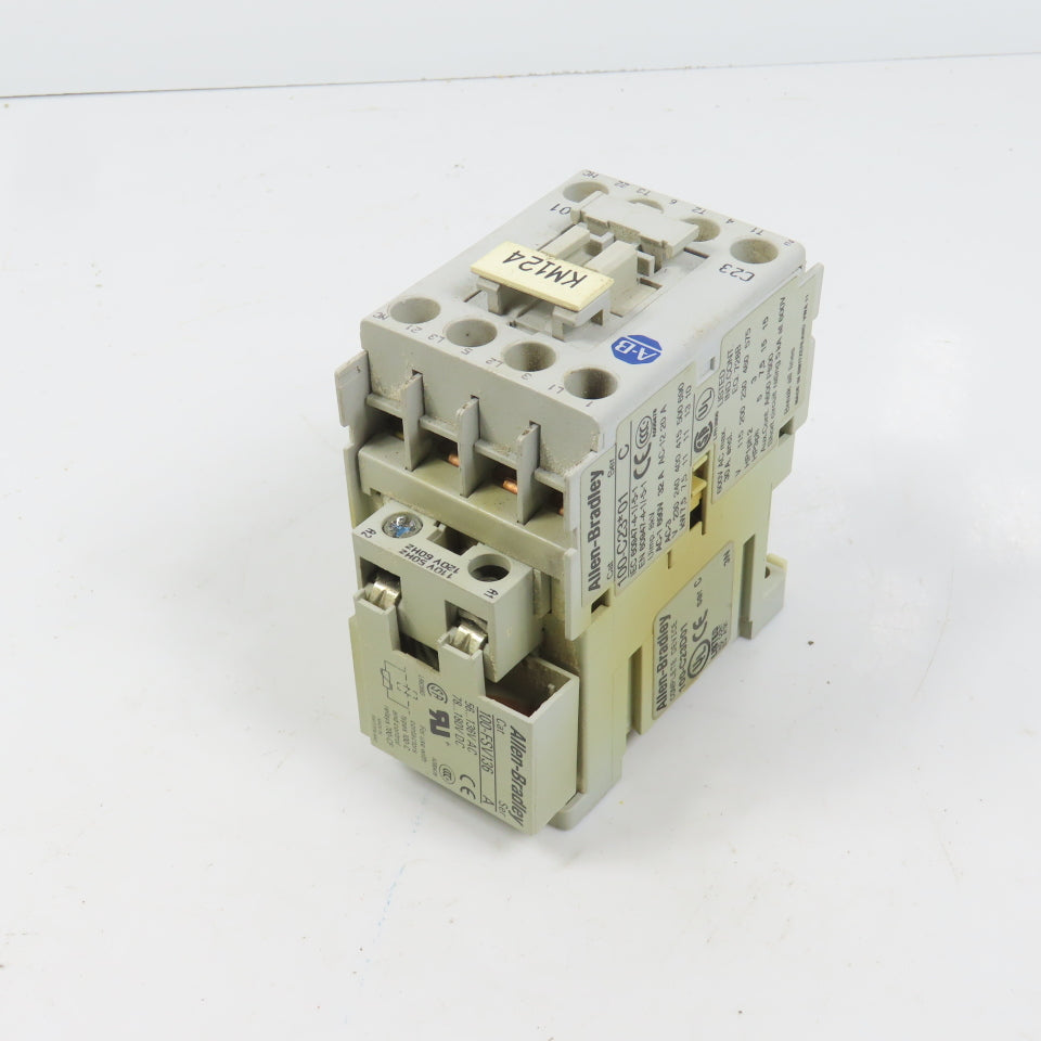 Allen Bradley 100-C23*01 23A 600V Power Contactor 120V Coil 15HP 100-C23D01