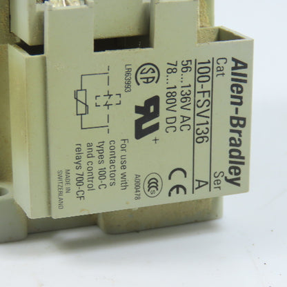 Allen Bradley 100-C23*01 23A 600V Power Contactor 120V Coil 15HP 100-C23D01