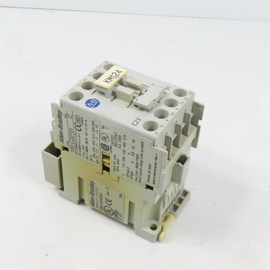 Allen Bradley 100-C23*01 23A 600V Power Contactor 120V Coil 15HP 100-C23D01