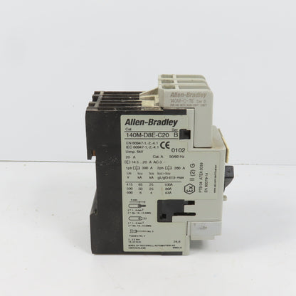 Allen Bradley 140M-D8E-C20 Motor Protection Circuit-Breaker 14.5-20A W/140M-C-TE