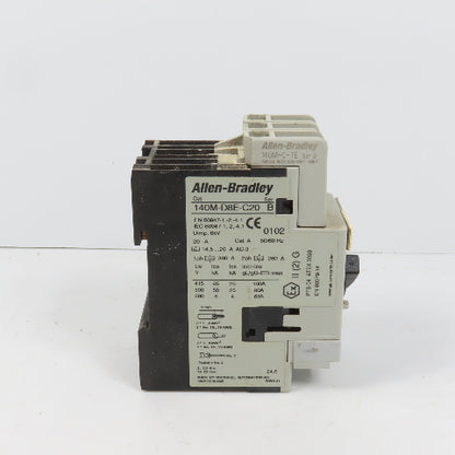 Allen Bradley 140M-D8E-C20 Motor Protection Circuit-Breaker 14.5-20A W/140M-C-TE