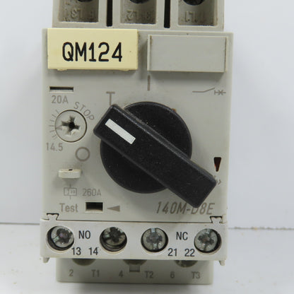 Allen Bradley 140M-D8E-C20 Motor Protection Circuit-Breaker 14.5-20A W/140M-C-TE