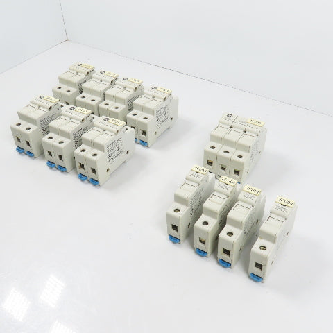 Allen Bradley 1492-FB2C30 1, 2, & 3 Pole 30A 600V Fuse Holders Mixed Lot Of 12