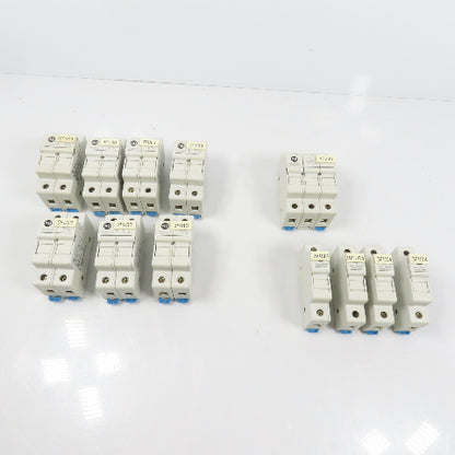 Allen Bradley 1492-FB2C30 1, 2, & 3 Pole 30A 600V Fuse Holders Mixed Lot Of 12