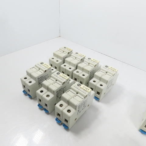 Allen Bradley 1492-FB2C30 1, 2, & 3 Pole 30A 600V Fuse Holders Mixed Lot Of 12