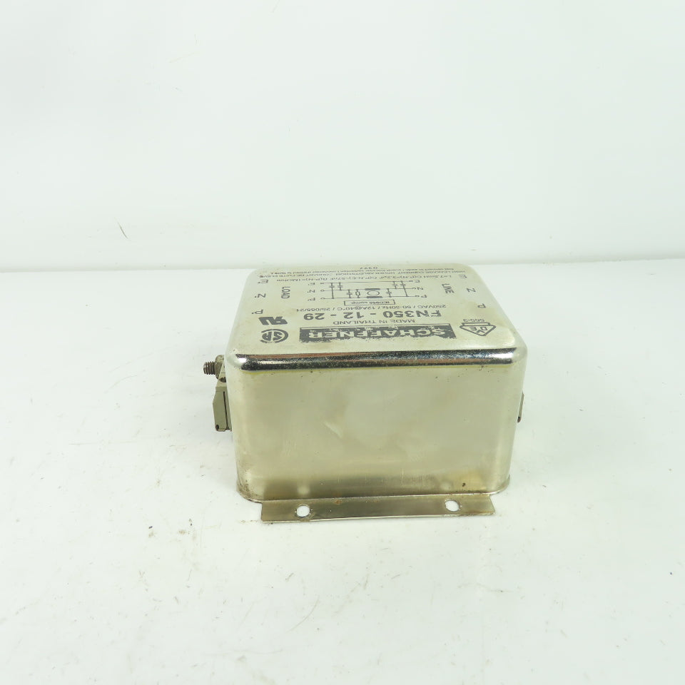 Schaffner FN350-12-29 Power Line Filter 3x520VAC 50/60Hz 12A@40°C