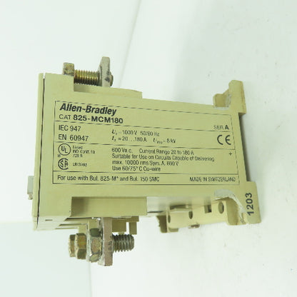Allen bradley 825-MCM180 Ser A Current Converter Module 600VAC 20-180A Ue=1000V