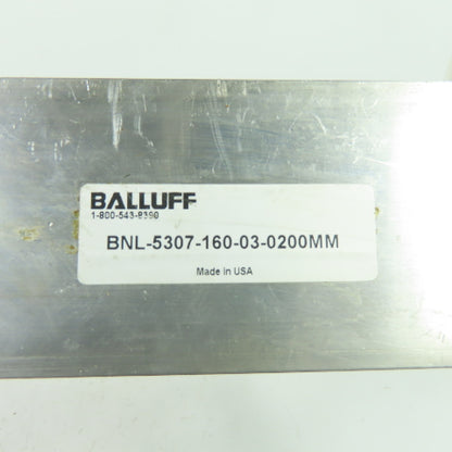Balluff BNL-5307-160-03-0200MM Linear Cam Tray 7-7/8" OAL