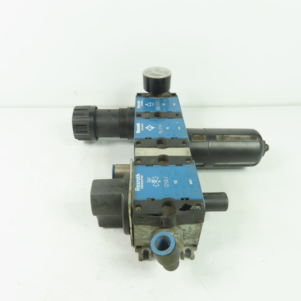 Rexroth 5351420200 REG-C15 Filter Regulator 12Bar Max W/ 5351220010 5352620100