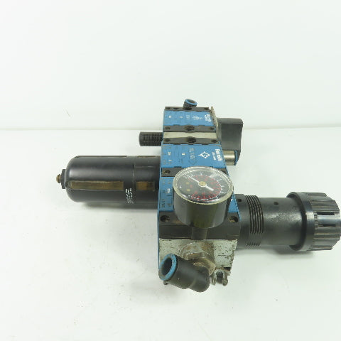 Rexroth 5351420200 REG-C15 Filter Regulator 12Bar Max W/ 5351220010 5352620100