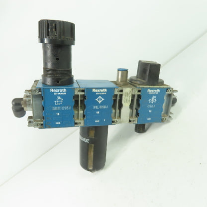 Rexroth 5351420200 REG-C15 Filter Regulator 12Bar Max W/ 5351220010 5352620100