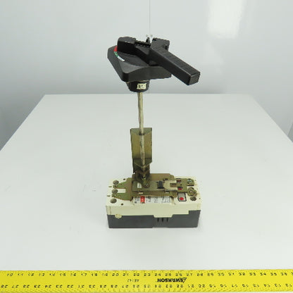 Cutler Hammer JDB 35K 200A Circuit Breaker 3-Pole 600VAC W/ Disconnect Switch