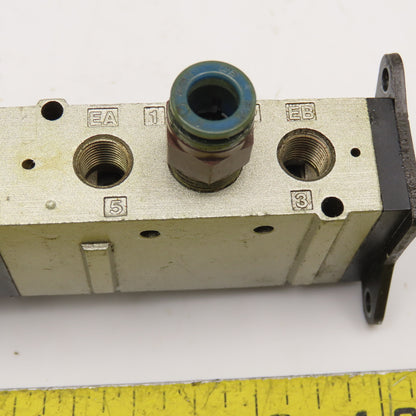 SMC VFS2120 5/2 Position Pneumatic Single Solenoid Valve 21-26VDC Coil 1/4NPT