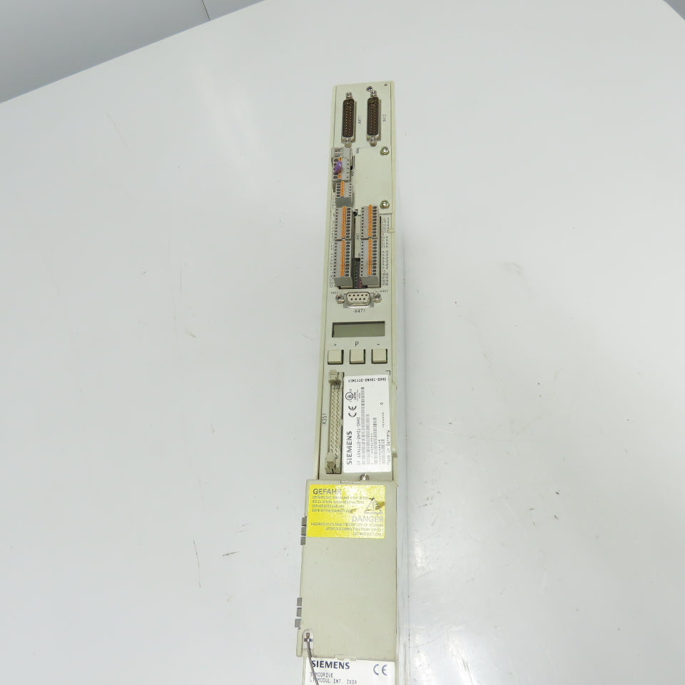 Siemens 1P 6SN1118-0NH01-0AA0 Simodrive 611 2-Axis Control Module Unit
