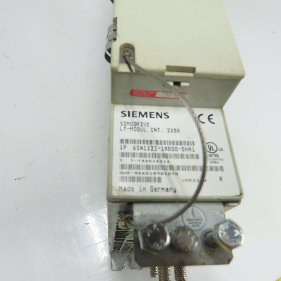 Siemens 1P 6SN1118-0NH01-0AA0 Simodrive 611 2-Axis Control Module Unit