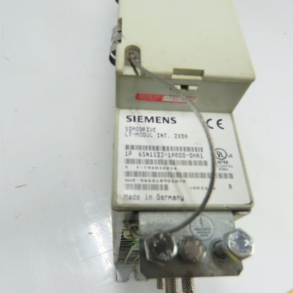 Siemens 1P 6SN1118-0NH01-0AA0 Simodrive 611 2-Axis Control Module Unit