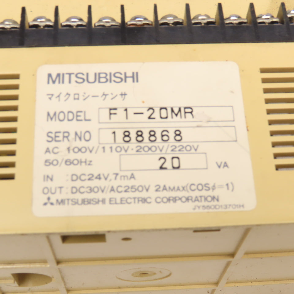 Mitsubishi F1-20MR Melsec F1-20MR Programmable Logic Controller PLC