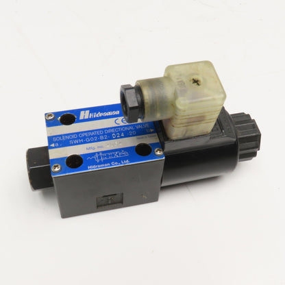 Hidraman SWH-G02-B2-D24-20 4/3 Position Closed Center Hydraulic Valve 24V Coil