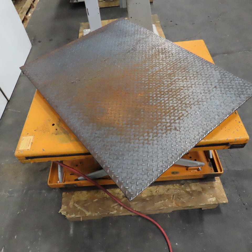 Herkules V900EP 2 Ton 50" x 38" Rotating Top Air Bag Lift Table 11"-28" Lift