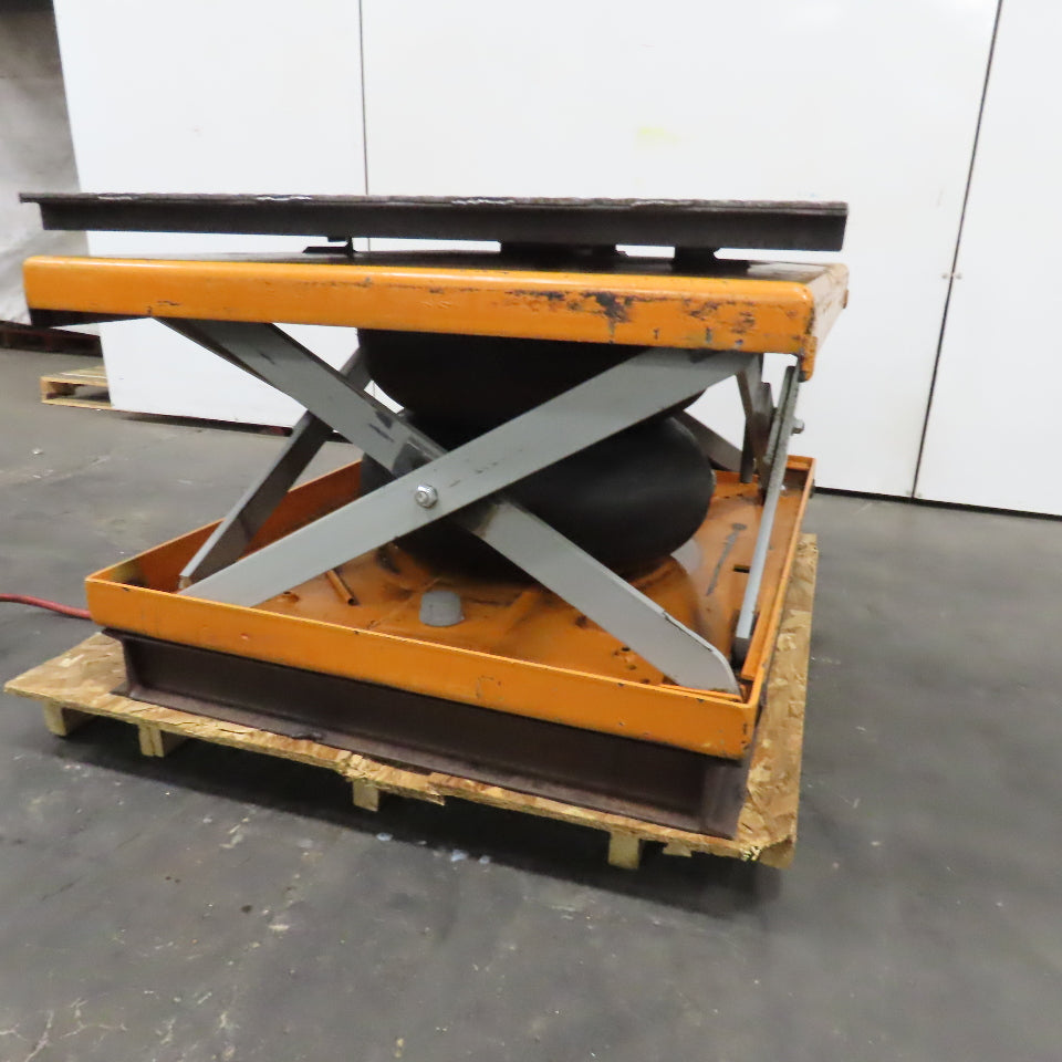 Herkules V900EP 2 Ton 50" x 38" Rotating Top Air Bag Lift Table 11"-28" Lift