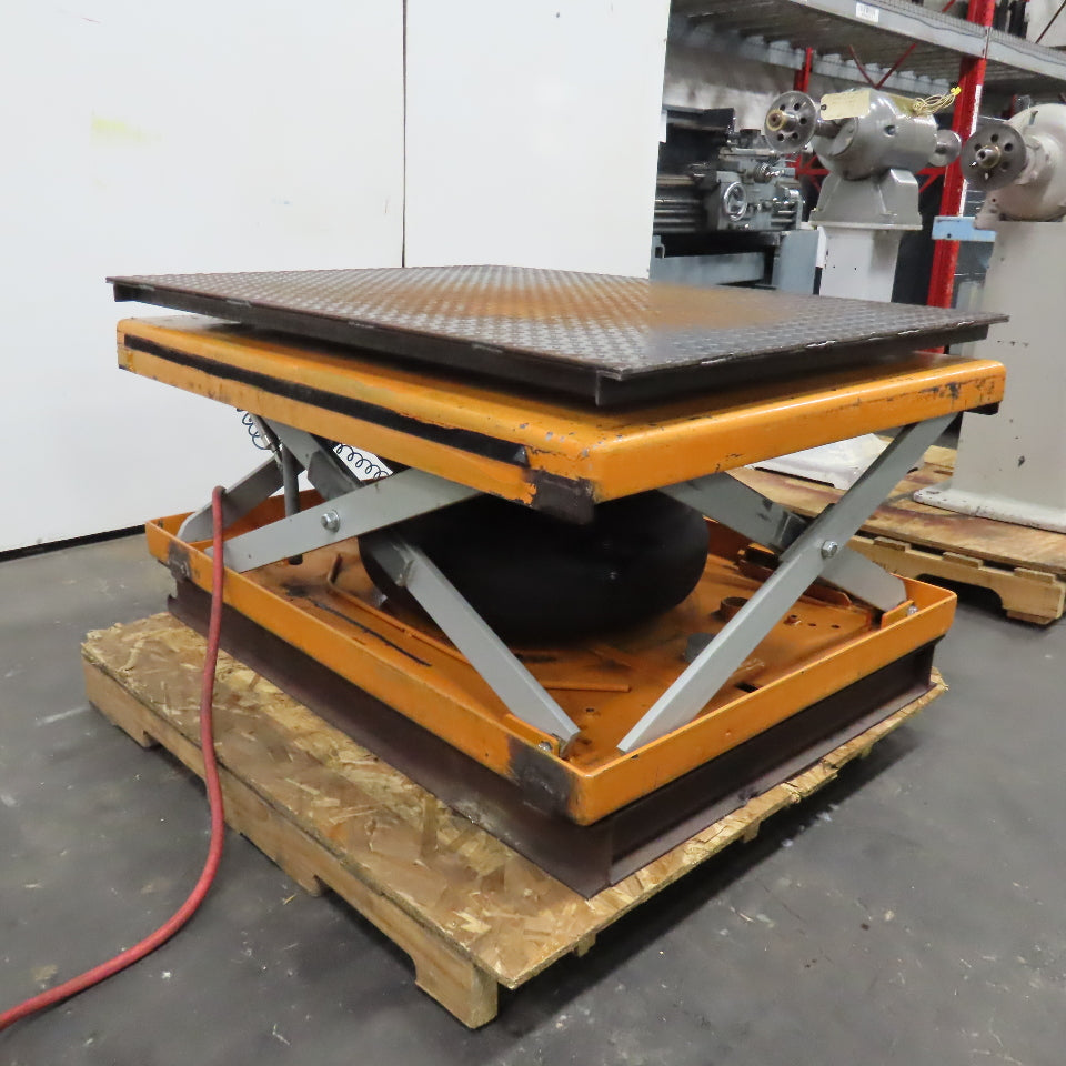 Herkules V900EP 2 Ton 50" x 38" Rotating Top Air Bag Lift Table 11"-28" Lift