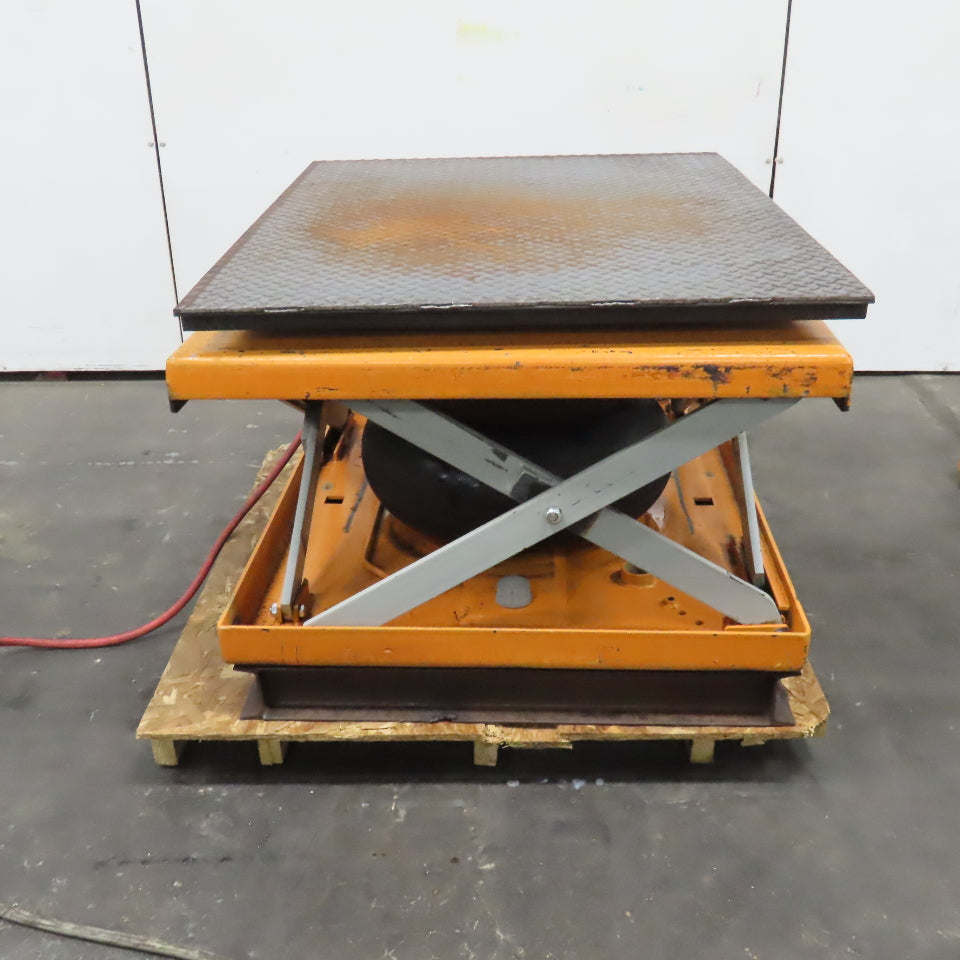 Herkules V900EP 2 Ton 50" x 38" Rotating Top Air Bag Lift Table 11"-28" Lift