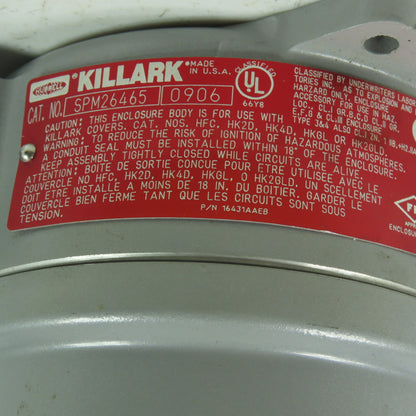 Killark Scott SPM26465 HKGL 0606 Gas Detection Transmitter 18-30VDC