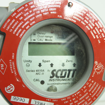 Killark Scott SPM26465 HKGL 0606 Gas Detection Transmitter 18-30VDC