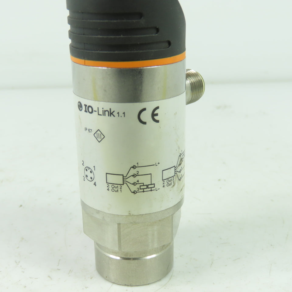 IFM PN7300 Effector Pressure Sensor 18-36VDC 250mA