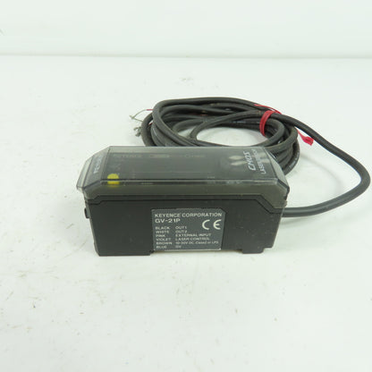 Keyence GV-21P CMOS Laser Sensor Amplifier 10-30VDC