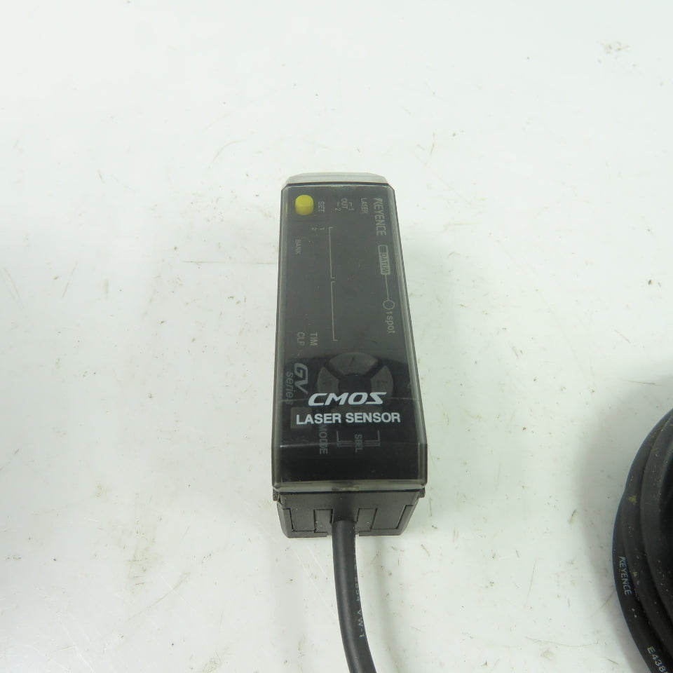 Keyence GV-21P CMOS Laser Sensor Amplifier 10-30VDC