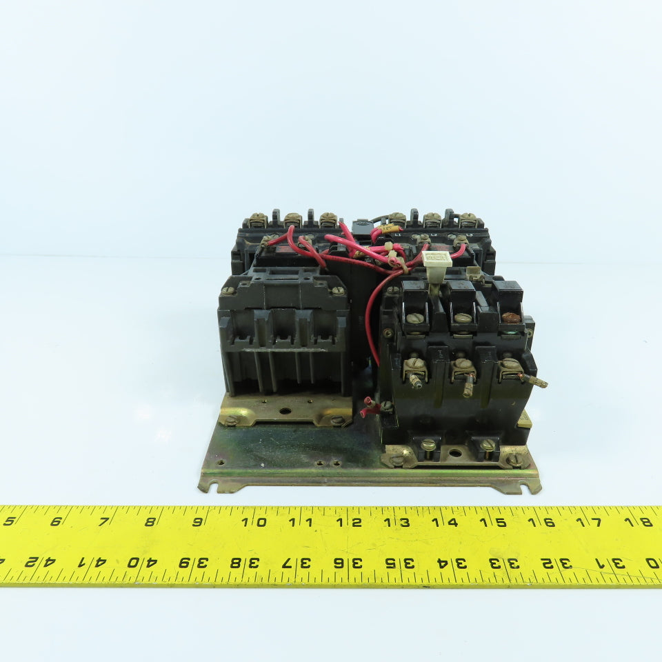 Allen Bradley 505-BOD Ser A Size 1 10HP Reversing Motor Starter 120V Coil