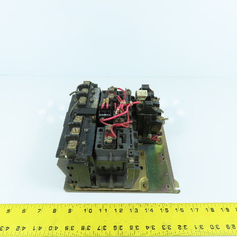 Allen Bradley 505-BOD Ser A Size 1 10HP Reversing Motor Starter 120V Coil