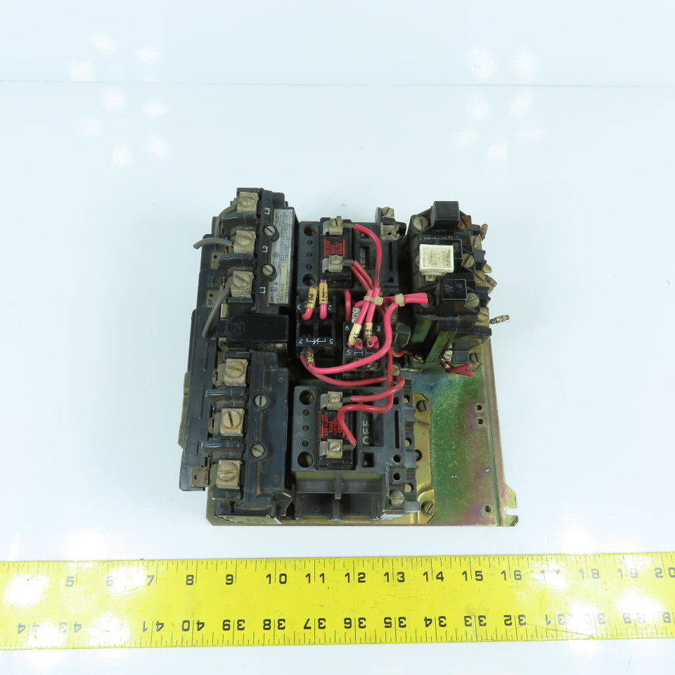 Allen Bradley 505-BOD Ser A Size 1 10HP Reversing Motor Starter 120V Coil