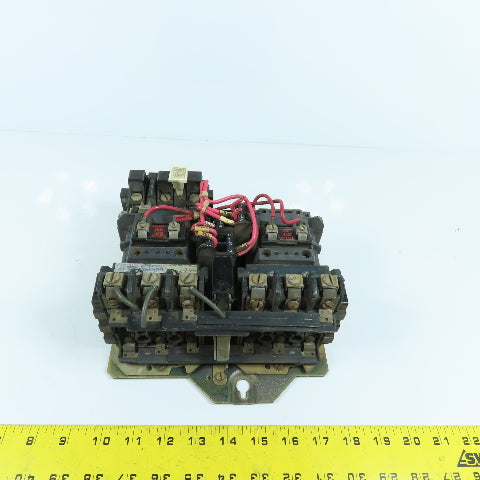 Allen Bradley 505-BOD Ser A Size 1 10HP Reversing Motor Starter 120V Coil